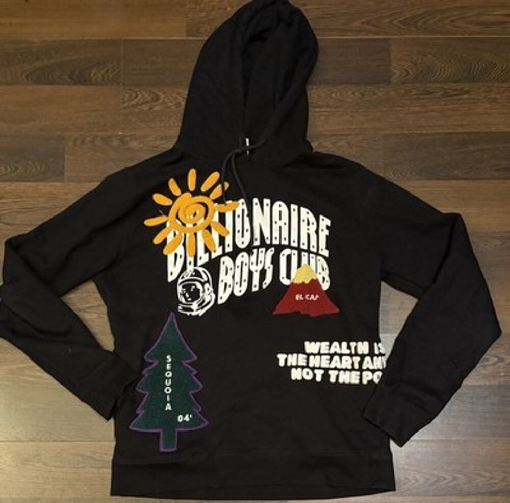 BBC Billionaire Boys Club Peak Hoodie Black Medium